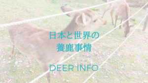 日本と世界の養鹿事情